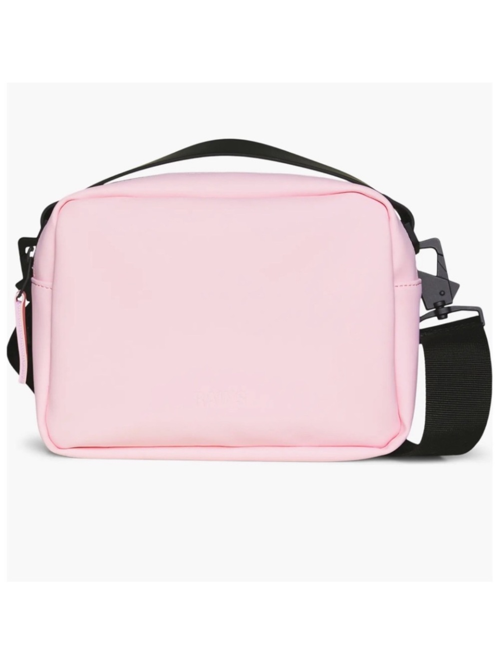 NWT Rains Box Bag W3 Candy Pink Waterproof Crossbody Shoulder Handbag